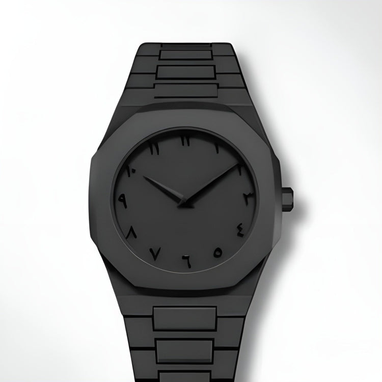 Premium Arabic Numeral Steel Wrist Watch