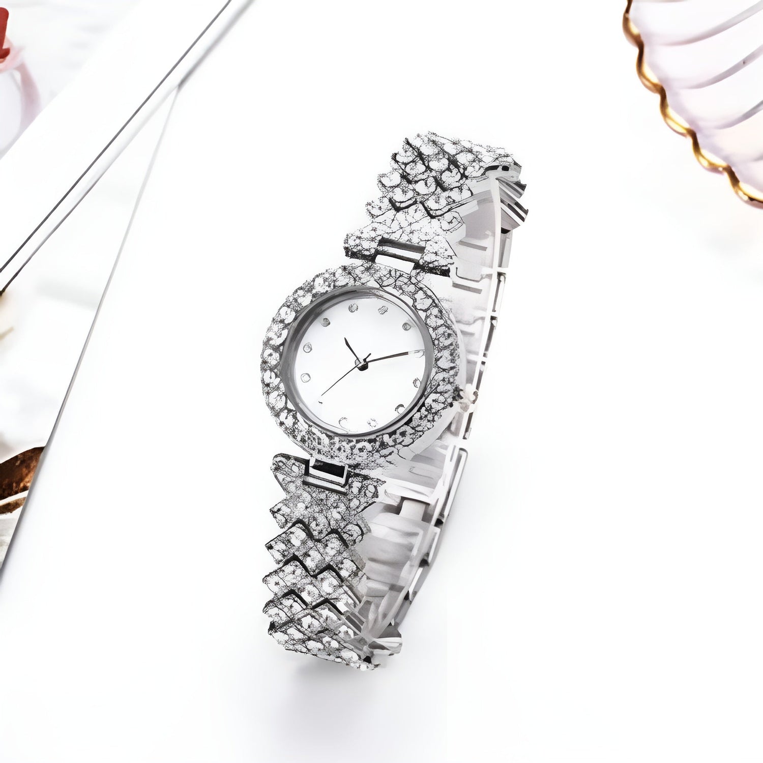 Women's Quartz Watch Diamond Alloy