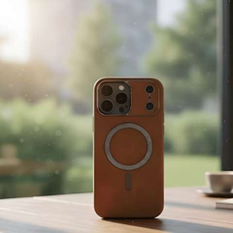 Vintage Leather MagSafe Case for iPhone